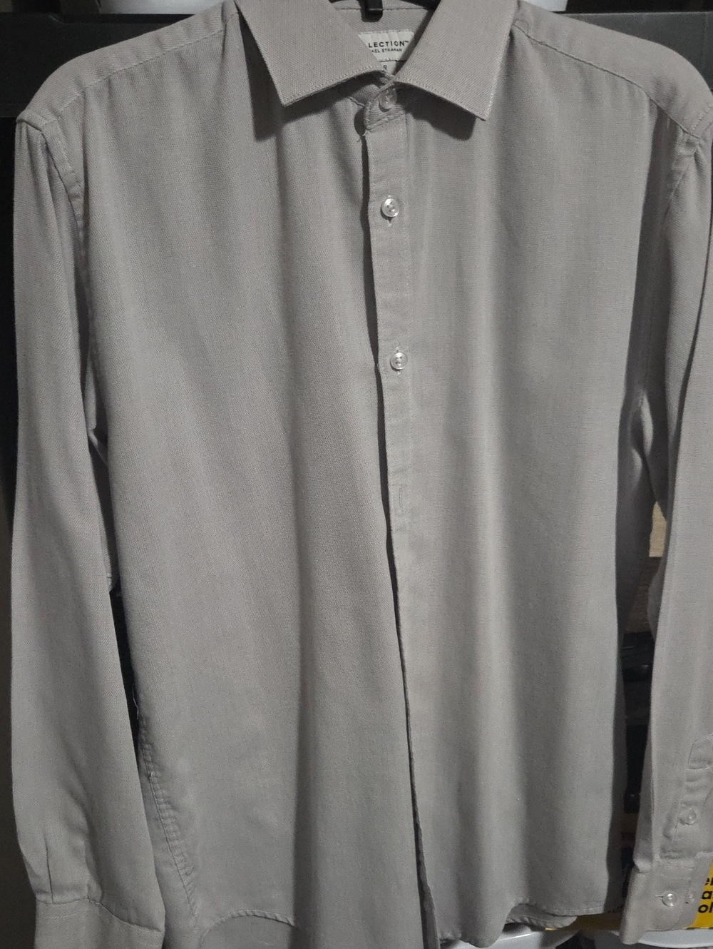 Kids Button-Down Shirt - Light Gray.